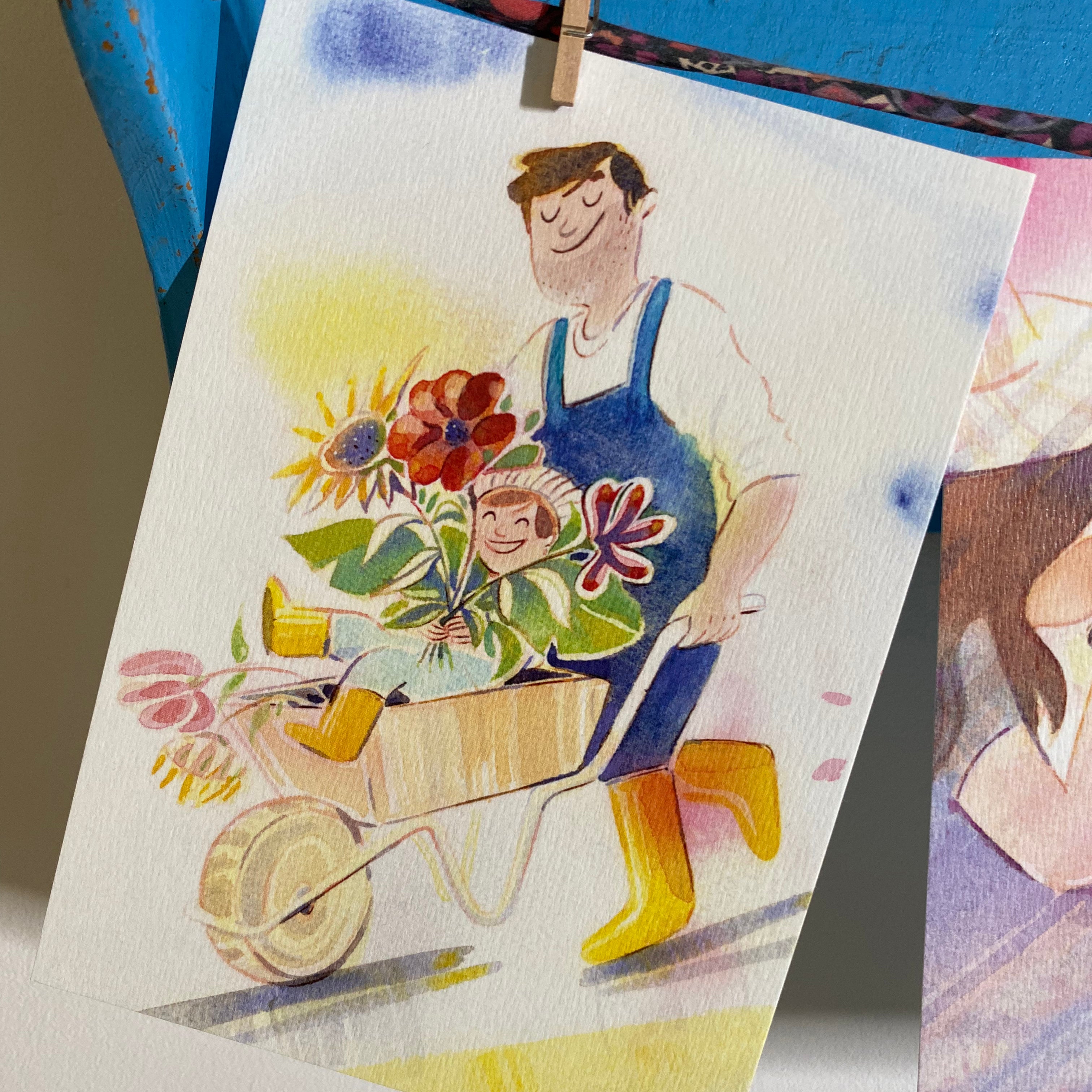 En brouette Simone !